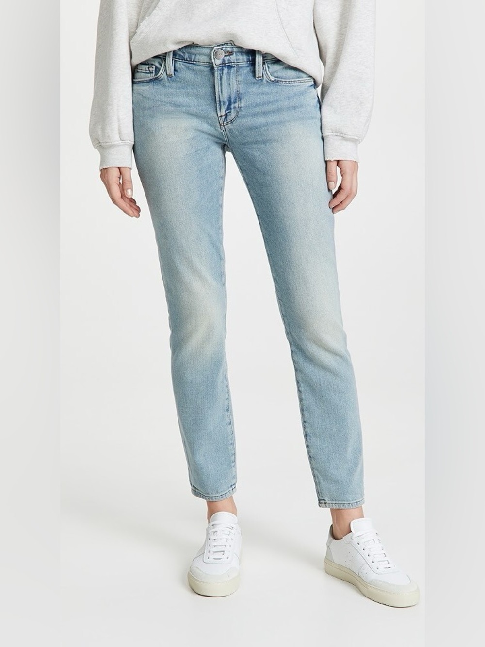 FRAME Le Garçon Boyfriend Jeans Light Wash Size 28